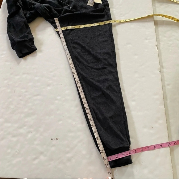 C&C California Terry Velour Joggers Sweatpants Womens Size Medium Black Mesh NEW - Picture 14 of 14